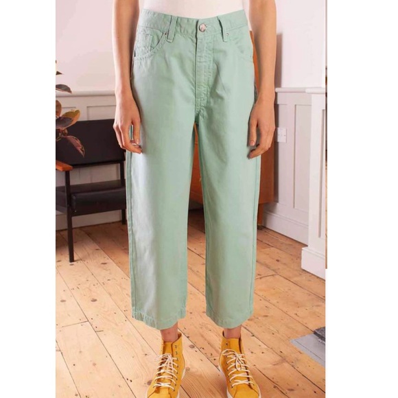 LF MARKEY Big Boys Jeans High rise straight Mint - Picture 3 of 8